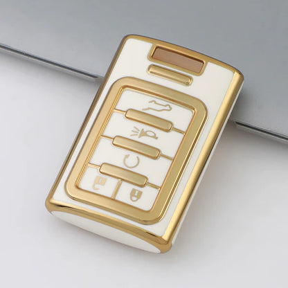 Case for Cadillac CTS ATS 28T CTSV XTS DTS SLS SRX XLS STS Escalade (5 Buttons) - Kapzy