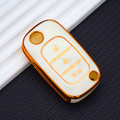 Case for Renault Fluence Clio Megane Flip Key (3 buttons) - Kapzy