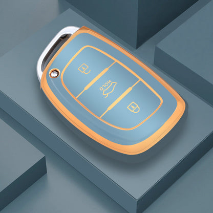 Case for Hyundai Tucson, Sonata, Santa Fe, Elantra, ix35, Hb20 Smart Key - Kapzy