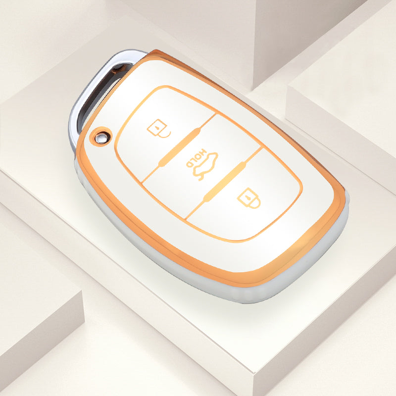 Case for Hyundai Tucson, Sonata, Santa Fe, Elantra, ix35, Hb20 Smart Key - Kapzy