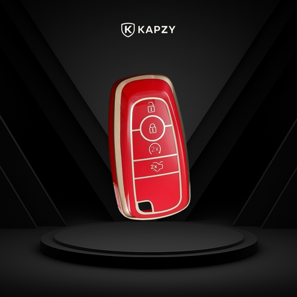 Case for Ford Edge, Fusion, Mustang, Explorer, Ecosport 4 Buttons - Kapzy