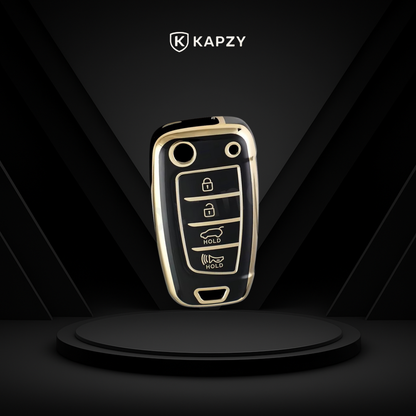 Case for Hyundai Creta, Hb20, Tucson, Ix35, Elantra, Sonata Flip Key - Kapzy