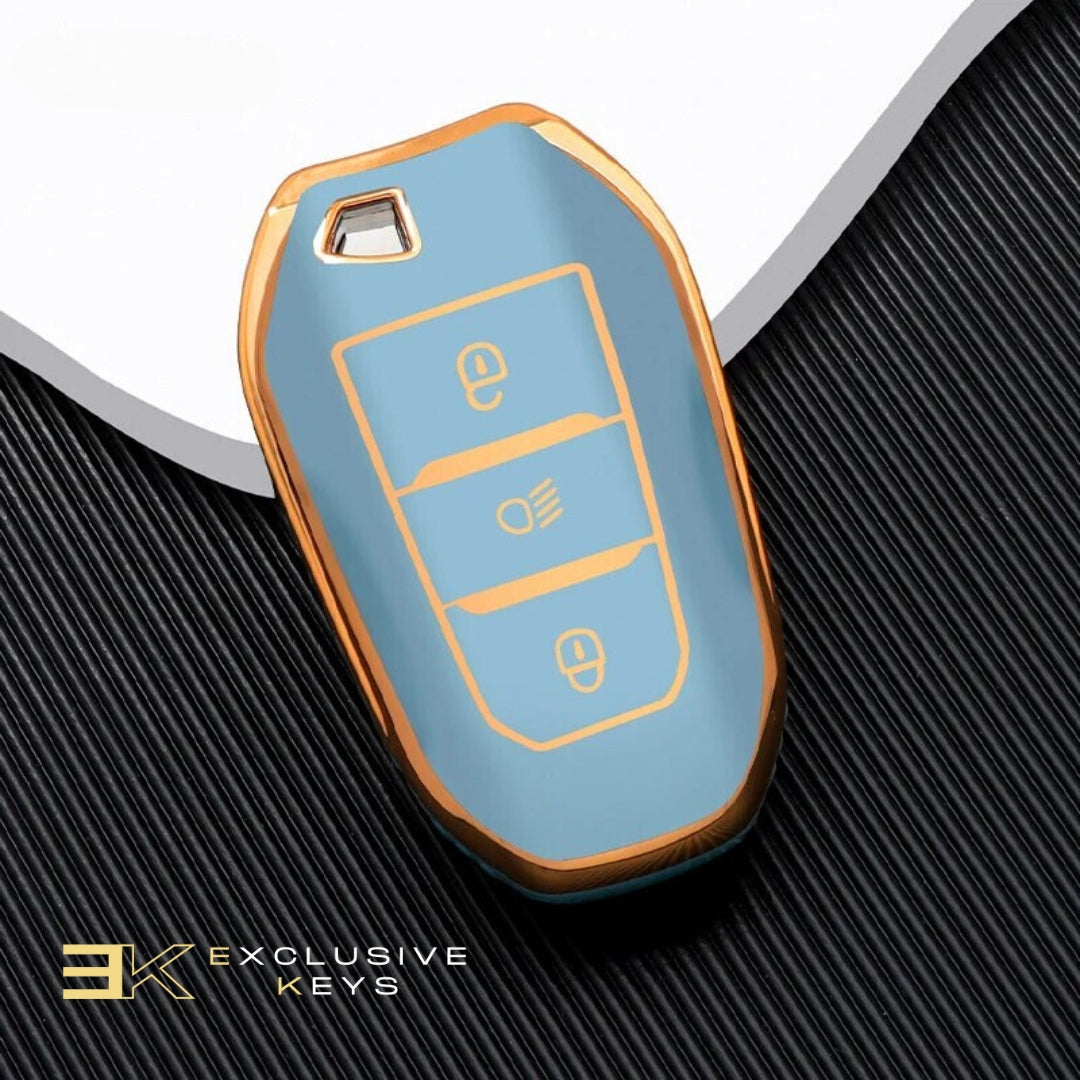 Case for Peugeot 208, 308, 408, 508, 2008, 3008, 4008, 5008 (Light Button) - Kapzy