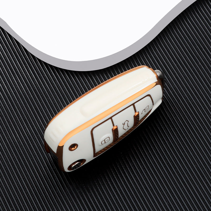 Case for Audi A1, A3, A4, A5, B6, B7, A6, A7, C5, C6, 4F, Q3, Q5, Q7, Q8, TT, S3, S4, S6, RS Flip Key - Kapzy