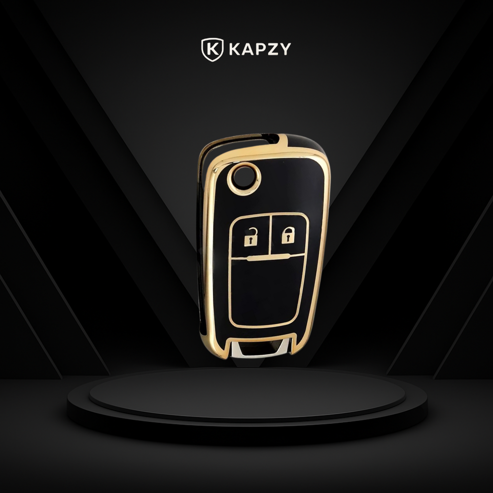 Case for Chevrolet Cruze, Tracker, Onix, S10, Malibu, Captiva, Cobalt, Prisma, Sonic (2 Buttons) - Kapzy
