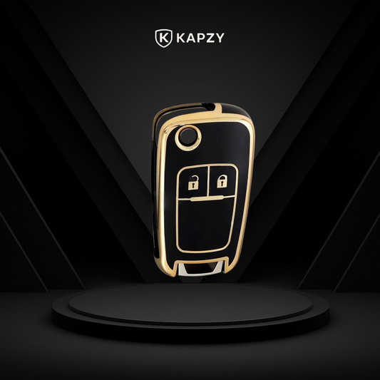 Case for Chevrolet Cruze, Tracker, Onix, S10, Malibu, Captiva, Cobalt, Prisma, Sonic (2 Buttons) - Kapzy