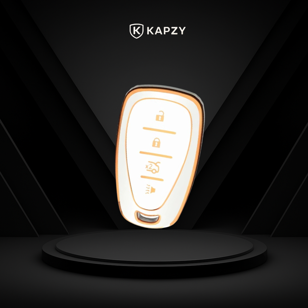 Case for Chevrolet Camaro, Cruze, Malibu, Sonic, Tracker, Equinox 4 Buttons - Kapzy