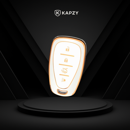 Case for Chevrolet Camaro, Cruze, Malibu, Sonic, Tracker, Equinox 4 Buttons - Kapzy