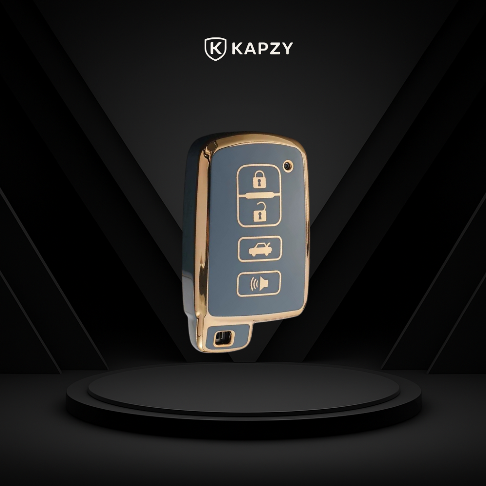 Case for Toyota Corolla, RAV4, SW4, Hilux, 4 Buttons - Kapzy