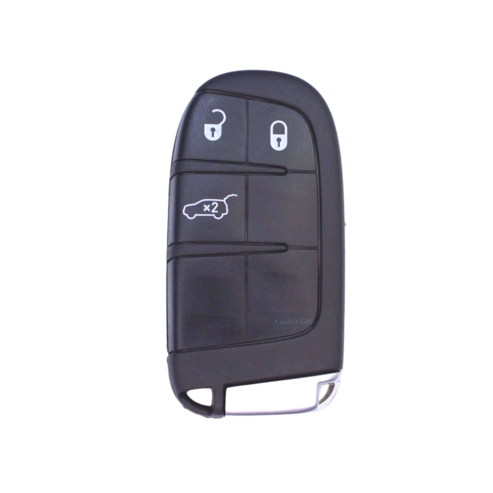Case for Jeep Renegade, Compass, Grand Cherokee and Dodge Ram 1500, Journey and Fiat Toro, FastBack, Pulse (3 Buttons) - Kapzy
