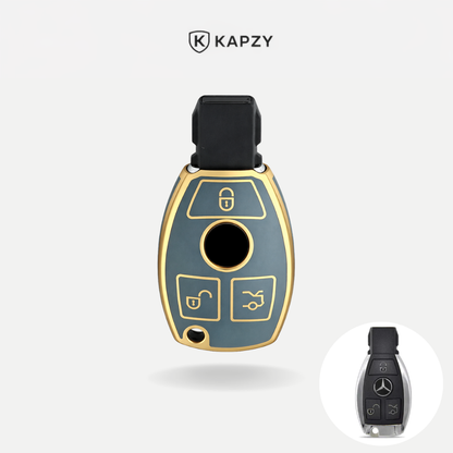 Case for Mercedes Benz Classe A, C, E, S and G GLA, CLA, GLK, GLC, CLS, W204, W463, W176, W251, W205 AMG (3 Buttons) - Kapzy