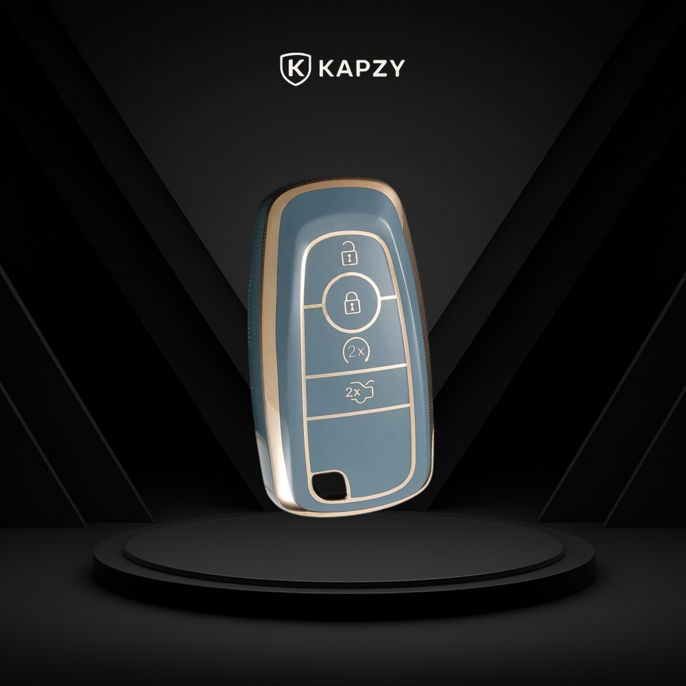 Case for Ford Edge, Fusion, Mustang, Explorer, Ecosport 4 Buttons - Kapzy
