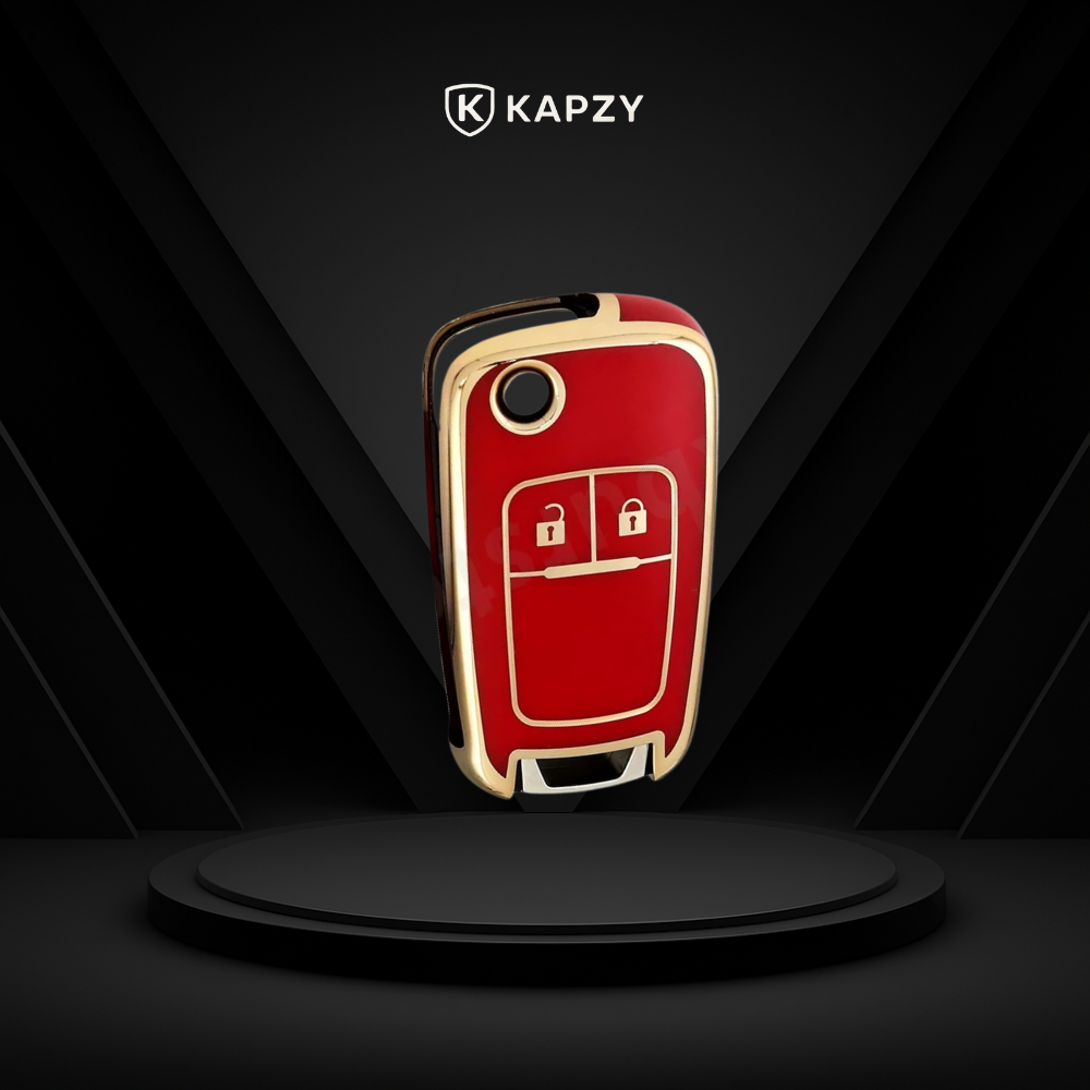 Case for Chevrolet Cruze, Tracker, Onix, S10, Malibu, Captiva, Cobalt, Prisma, Sonic (2 Buttons) - Kapzy