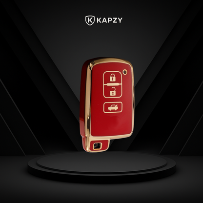 Case for Toyota Corolla, RAV4, SW4, Hilux, 3 Buttons - Kapzy