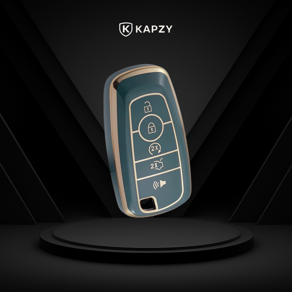 Case for Ford Edge, Focus, Fusion, Mustang, Explorer, Ecosport 5 Buttons - Kapzy