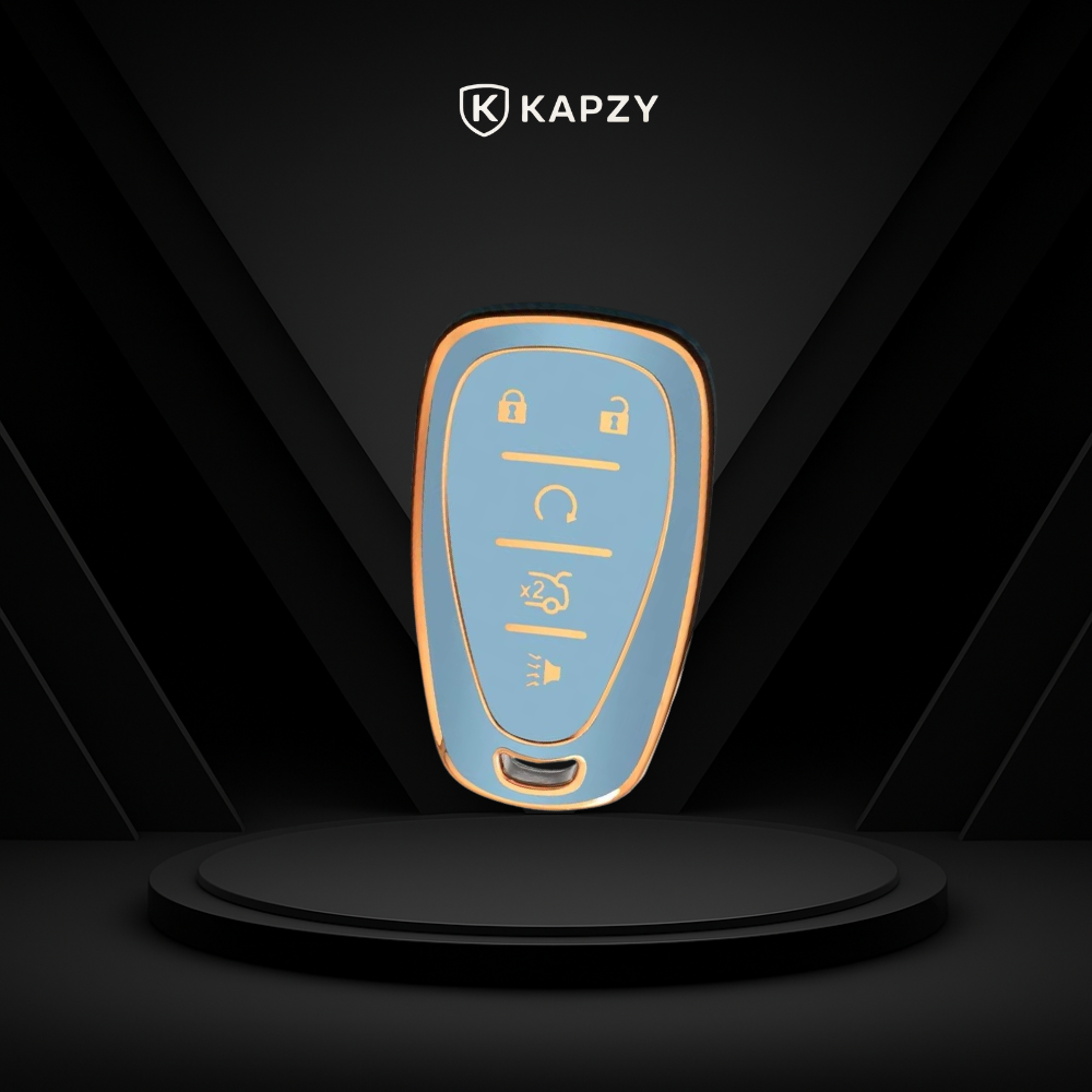 Case for Chevrolet Camaro, Cruze, Malibu, Sonic, Tracker, Equinox 5 Buttons - Kapzy