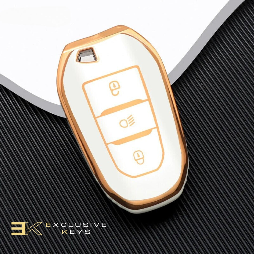 Case for Peugeot 208, 308, 408, 508, 2008, 3008, 4008, 5008 (Light Button) - Kapzy