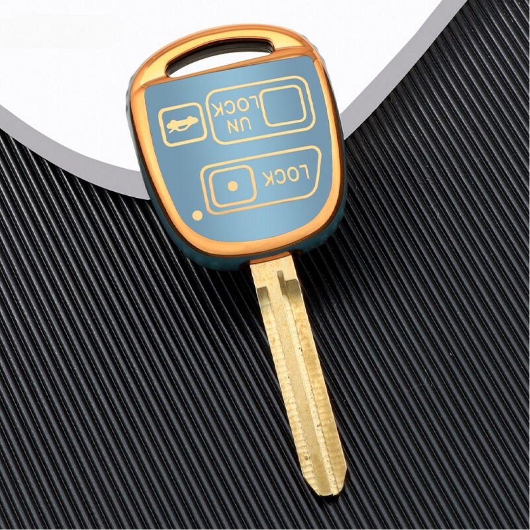 Case for Toyota Land Cruiser, YARIS, CAMRY, RAV4, Corolla, Prado, Tarago, Avensis FJ (3 Buttons) - Kapzy