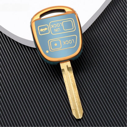 Case for Toyota Land Cruiser, YARIS, CAMRY, RAV4, Corolla, Prado, Tarago, Avensis FJ (3 Buttons) - Kapzy