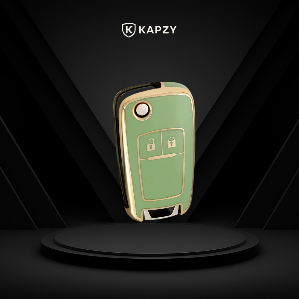 Case for Chevrolet Cruze, Tracker, Onix, S10, Malibu, Captiva, Cobalt, Prisma, Sonic (2 Buttons) - Kapzy