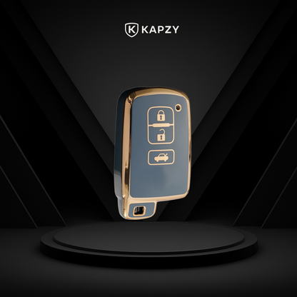 Case for Toyota Corolla, RAV4, SW4, Hilux, 3 Buttons - Kapzy