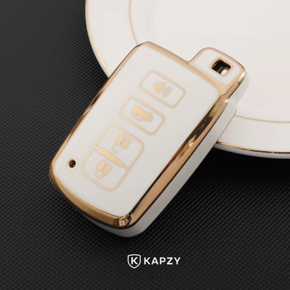 Case for Toyota Corolla, RAV4, SW4, Hilux, 4 Buttons - Kapzy
