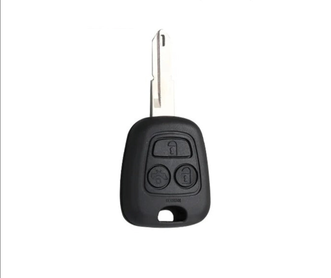 Case for Peugeot 106, 107, 206, 207, 306, 307, 406, 407 3 Buttons - Kapzy