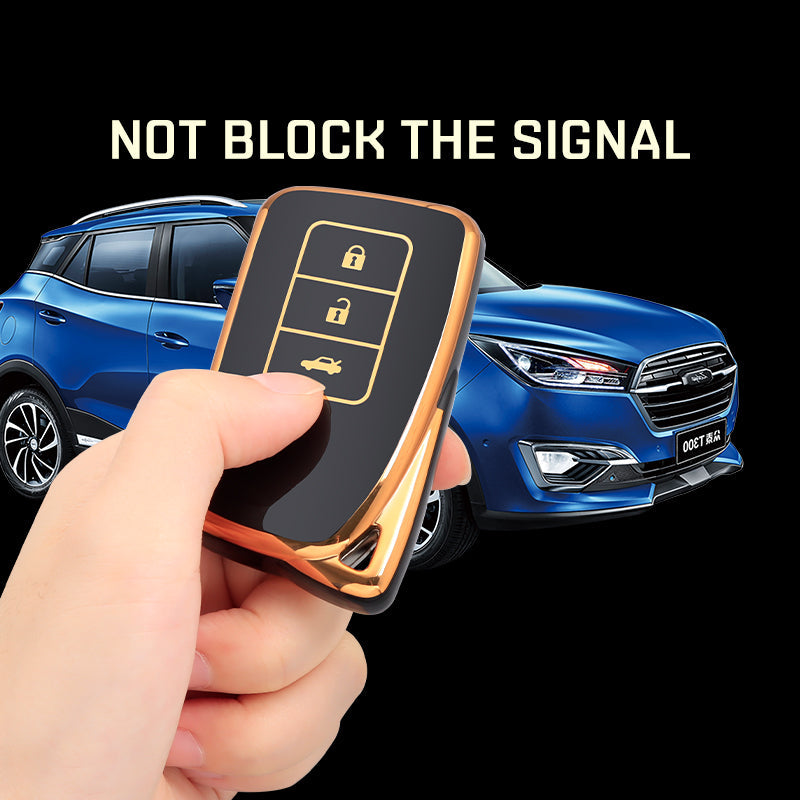 Case for Lexus NX, GS, RX, IS, ES, GX, LX, RC, 200, 250, 350, LS, 450H, 300H (3 Buttons) - Kapzy