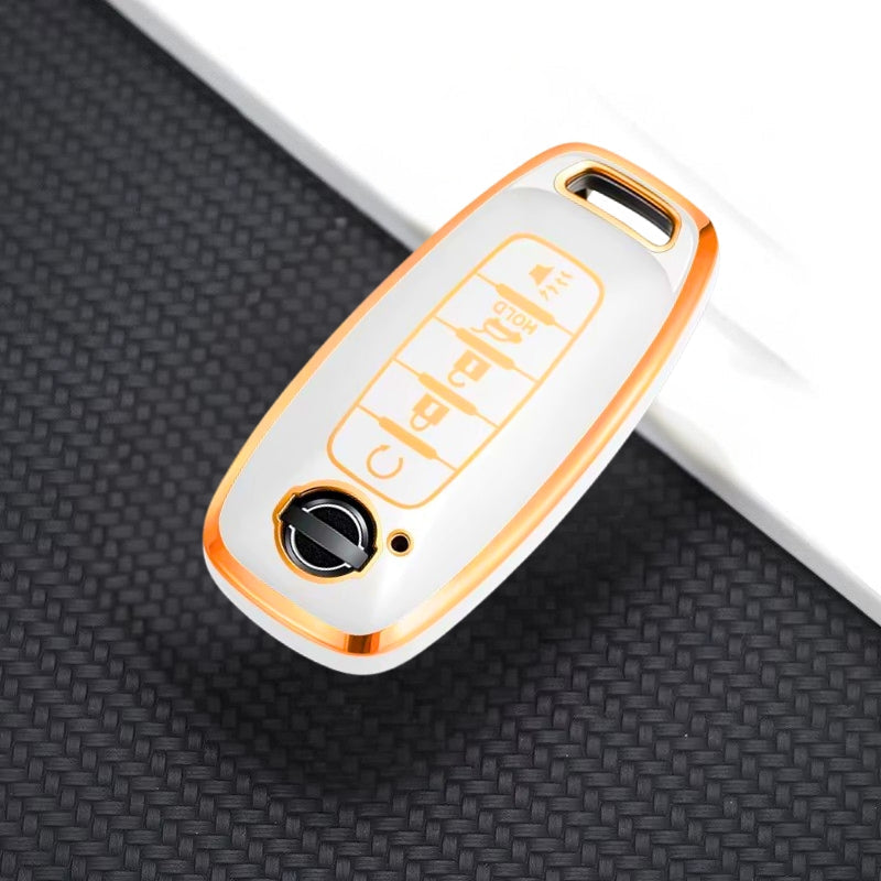 Case for Nissan Versa, X-Trail T33, Serena, Rouge, Kicks, Pathfinder, Ariya, Rogue (5 buttons) - Kapzy