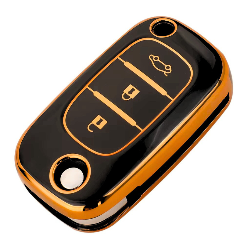 Case for Renault Fluence Clio Megane Flip Key (3 buttons) - Kapzy
