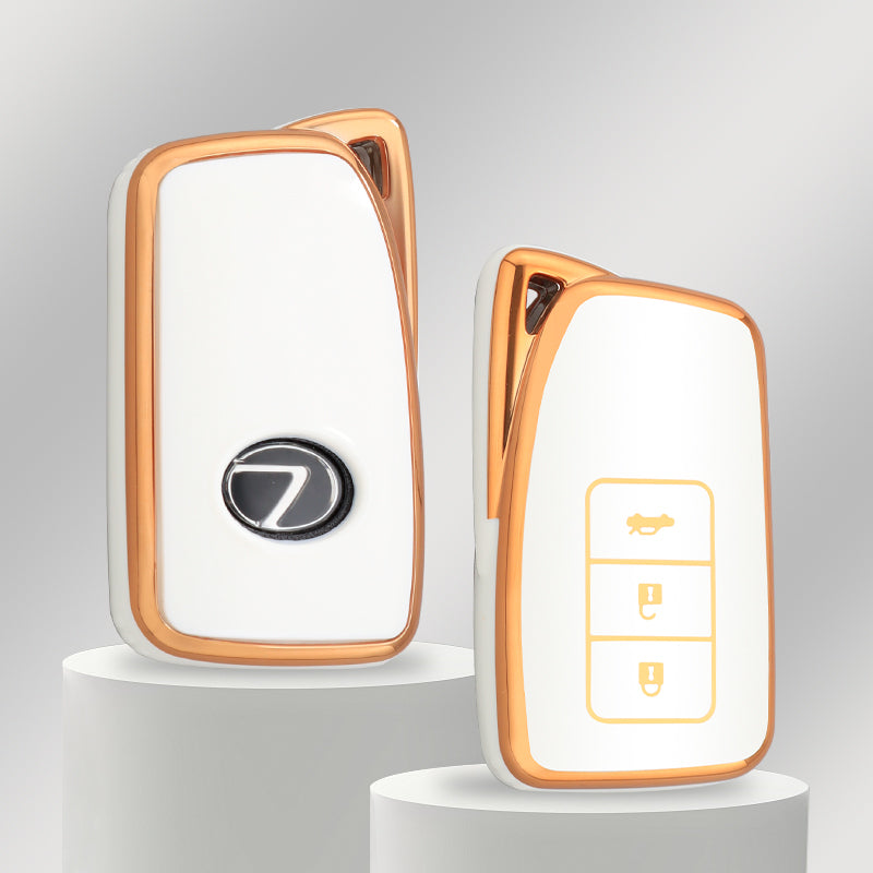 Case for Lexus NX, GS, RX, IS, ES, GX, LX, RC, 200, 250, 350, LS, 450H, 300H (3 Buttons) - Kapzy