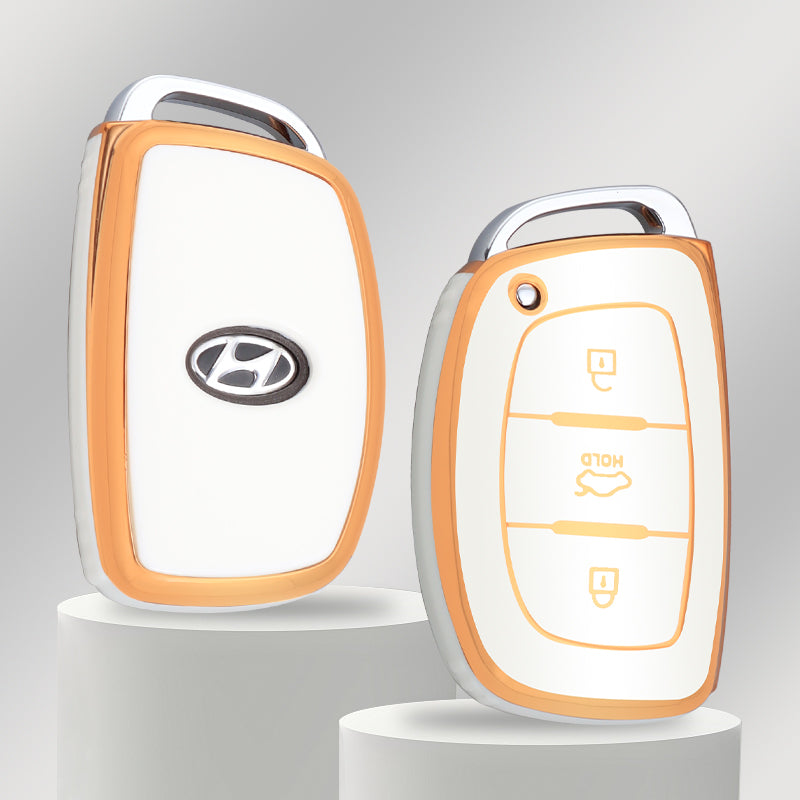 Case for Hyundai Tucson, Sonata, Santa Fe, Elantra, ix35, Hb20 Smart Key - Kapzy