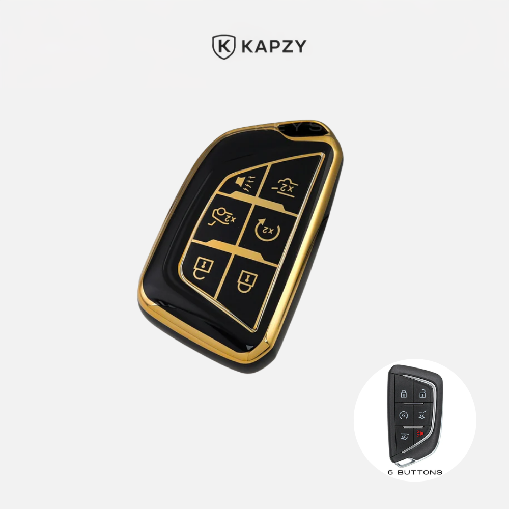 Case for Cadillac CT5 CT4-V C8 CT6 XT5 XT6 XT4 (6 Buttons) - Kapzy