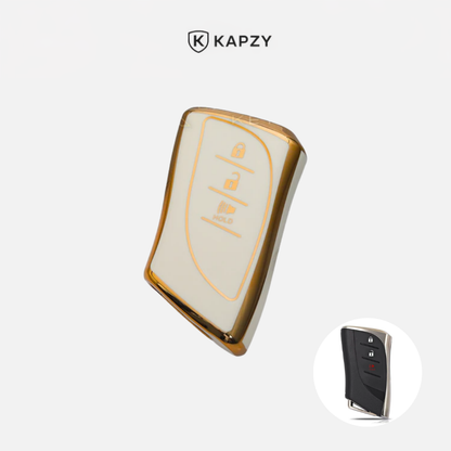 Lexus Key Cover 3 Buttons - Alarm - IS200, IS250, IS300, IS350, ES300, RC200T﻿, RC300, RC350, LX570, NX200, NX300, RX350, RX450 - Kapzy