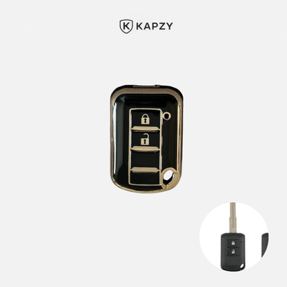 Case for Mitsubishi Outlander, Lancer, Triton, ASX, Pajero 2 Buttons - Kapzy