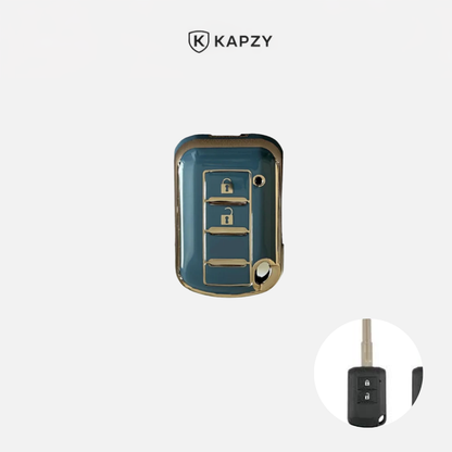 Case for Mitsubishi Outlander, Lancer, Triton, ASX, Pajero 2 Buttons - Kapzy