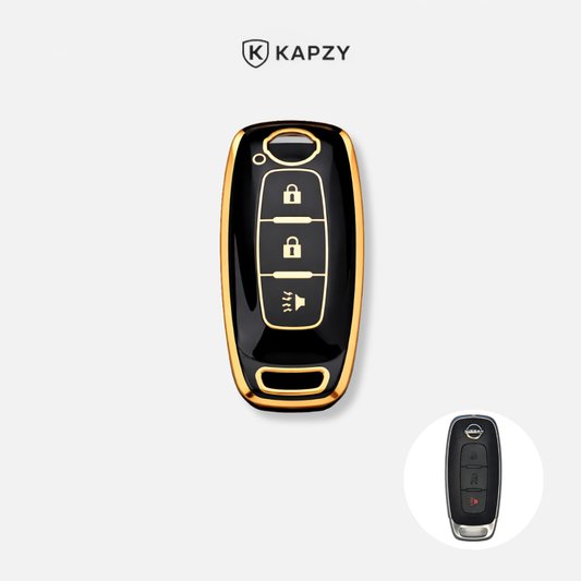 Case for Nissan Sentra, Versa, Kicks Smart Key 3 Buttons (Panic Button) - Kapzy