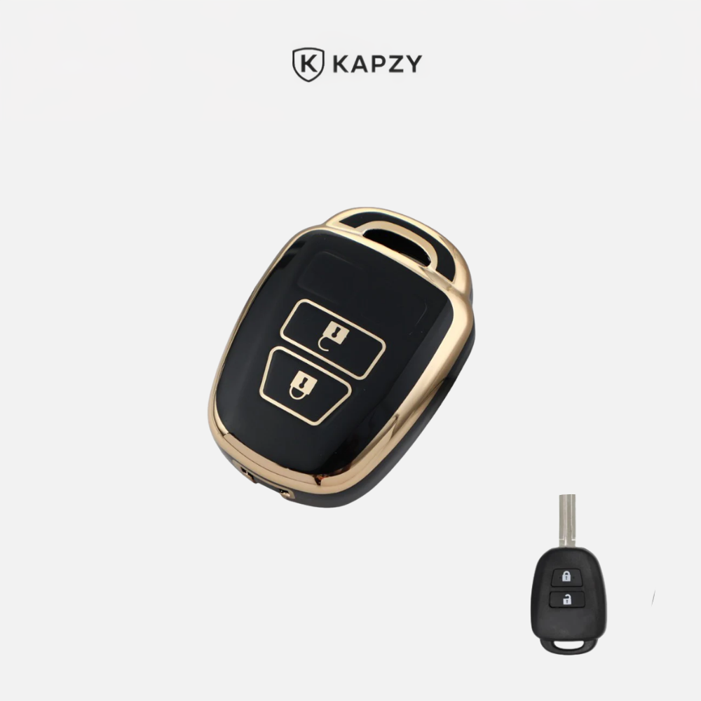Case for Toyota Corolla, Camry, Yaris, RAV4 2 Buttons - Kapzy