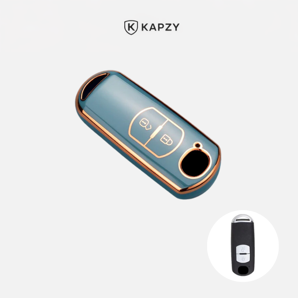 Case for Mazda 2, 3, 5, 6, BL, BM, GJ, Atenza, Axela, Demio, CX-3, CX3, CX-5, CX5, CX7, CX-9, CX8 (2 Buttons) - Kapzy