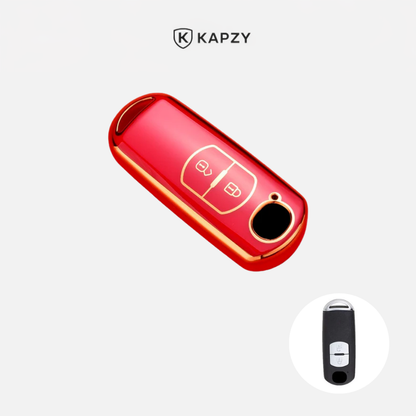 Case for Mazda 2, 3, 5, 6, BL, BM, GJ, Atenza, Axela, Demio, CX-3, CX3, CX-5, CX5, CX7, CX-9, CX8 (2 Buttons) - Kapzy