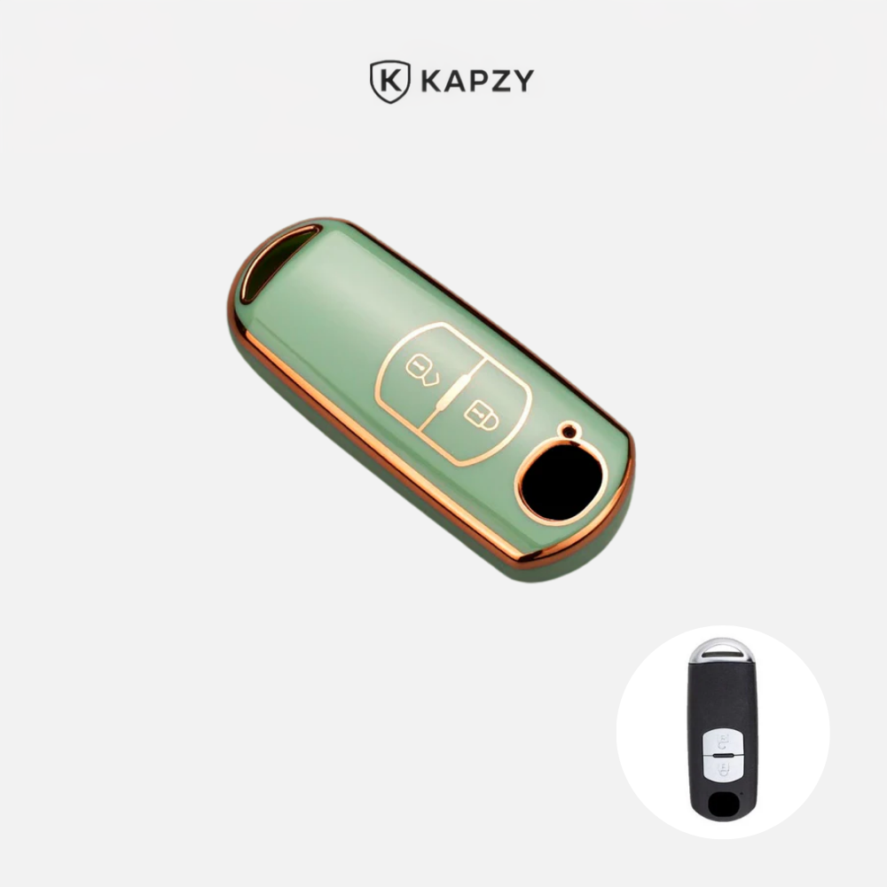 Case for Mazda 2, 3, 5, 6, BL, BM, GJ, Atenza, Axela, Demio, CX-3, CX3, CX-5, CX5, CX7, CX-9, CX8 (2 Buttons) - Kapzy
