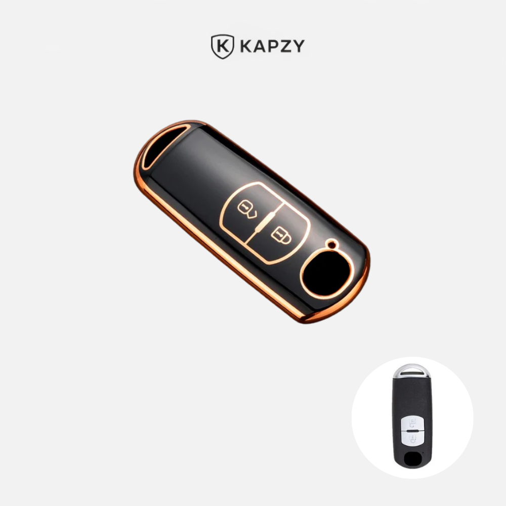 Case for Mazda 2, 3, 5, 6, BL, BM, GJ, Atenza, Axela, Demio, CX-3, CX3, CX-5, CX5, CX7, CX-9, CX8 (2 Buttons) - Kapzy
