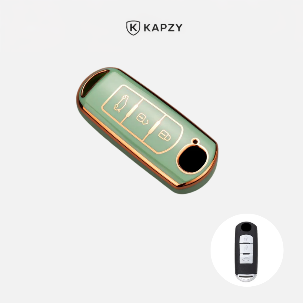 Case for Mazda 2, 3, 5, 6, BL, BM, GJ, Atenza, Axela, Demio, CX-3, CX3, CX-5, CX5, CX7, CX-9, CX8 (3 Buttons) - Kapzy