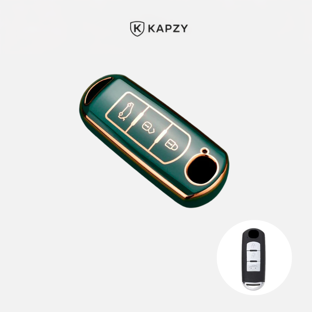 Case for Mazda 2, 3, 5, 6, BL, BM, GJ, Atenza, Axela, Demio, CX-3, CX3, CX-5, CX5, CX7, CX-9, CX8 (3 Buttons) - Kapzy