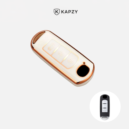Case for Mazda 2, 3, 5, 6, BL, BM, GJ, Atenza, Axela, Demio, CX-3, CX3, CX-5, CX5, CX7, CX-9, CX8 (3 Buttons) - Kapzy