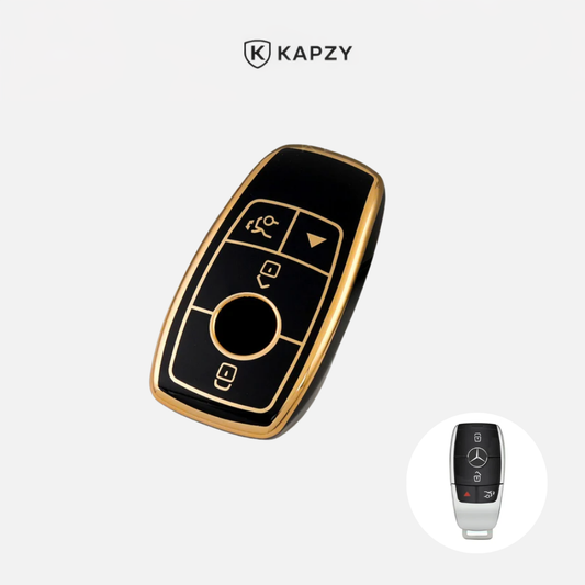 Case for Mercedes Benz A, B, C, E, S, G,  GLC, CLE, CLA Class (AMG) (4 Buttons) - Kapzy
