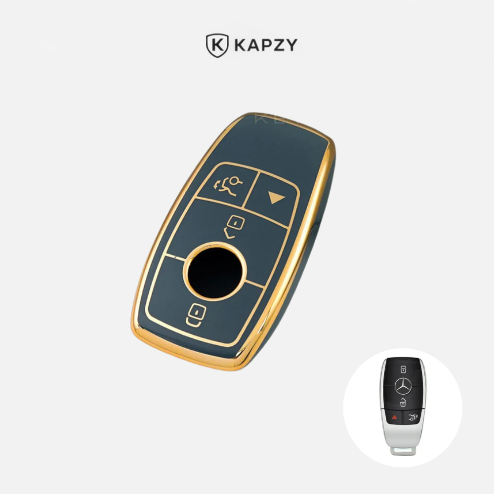 Case for Mercedes Benz A, B, C, E, S, G,  GLC, CLE, CLA Class (AMG) (4 Buttons) - Kapzy