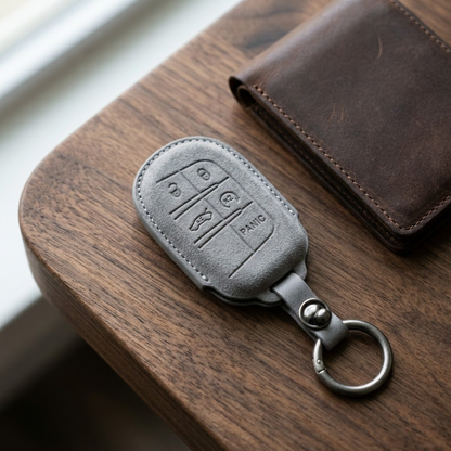 Case Suede Collection for Fiat e Jeep Smart Key 5 Buttons - Kapzy