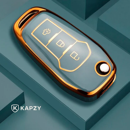 Case for Ford Fusion, Ka, Fiesta, Ecosport, Ranger Flip Key - Kapzy