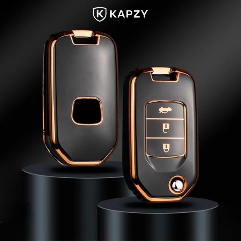 Case for Acura Integra, TLX, ILX, RLX, TSX, RL, CL, TL, Legend, Vigor, NSX, RDX, MDX, ZDX, SLX, EL, CSX, RSX Flip Key 3 Buttons - Kapzy